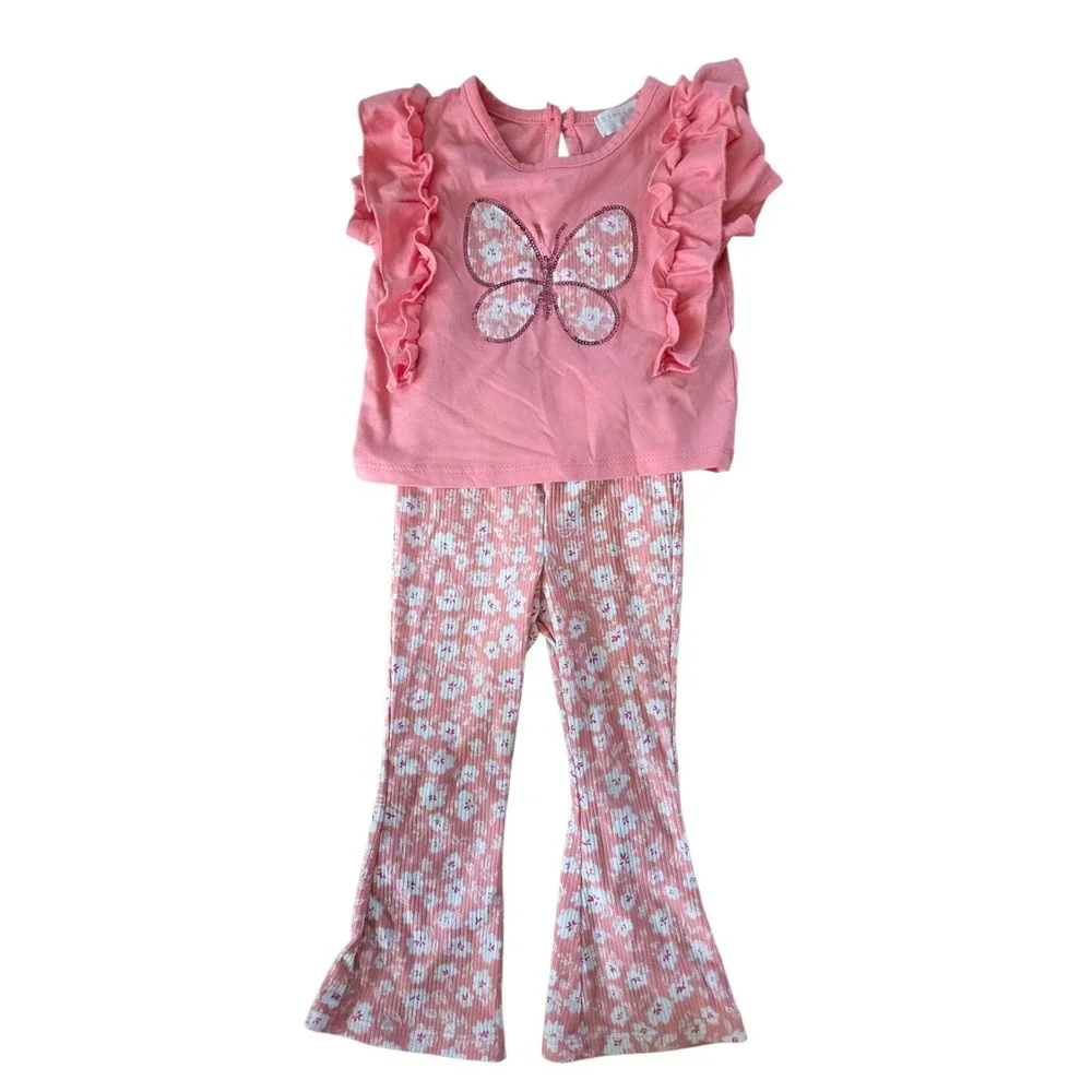 Baby Girl 12M Bundle Tahari Gingham Dress Btween Butterfly Madison Layne Floral‎